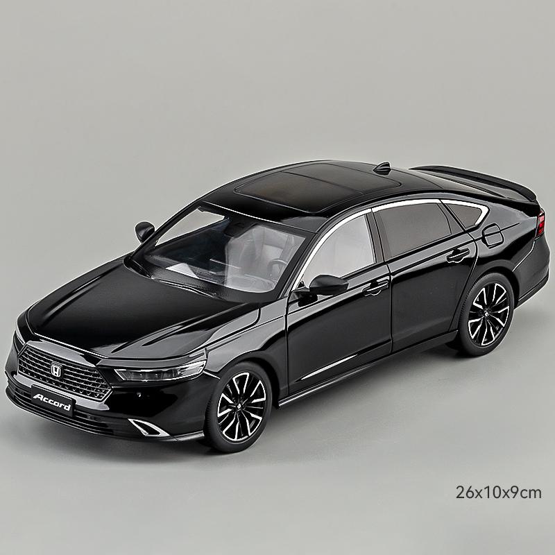 1:18 HONDA Accord Alloy Miniature Model Diecast Toy Car High Simulation Collectible Children Toy Car Sound And Light Holiday Toy