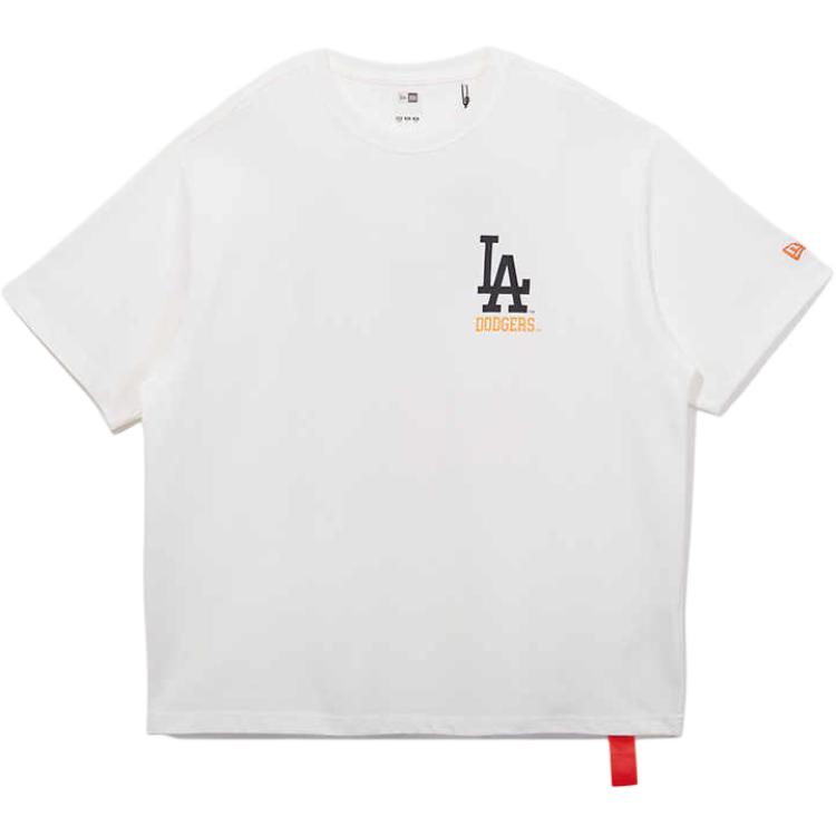 New Era X MLB Summer Poster Collection Los Angeles Dodgers Minimalist Comfortable Summer American Short Sleeve T-Shirt Unisex Tops 14536478
