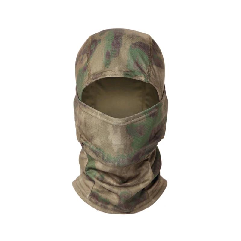 Balaclava Camouflage Cappello Maschera Integrale per Ciclismo Sport all'Aperto Caccia Escursionismo Maschera da Sci Casco da Moto Cappello Interno