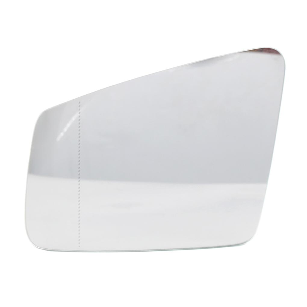 Left Driver Side Heated Door Mirror Glass White Replacement  Benz W212 204 221 2128100121