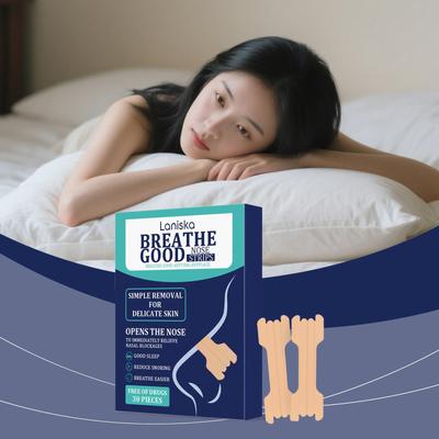 30 Pcs Laniska Sleep Patch Nose Strips Relieve Snoring Relieve Fatigue Refresh the Mind Help Fall Asleep