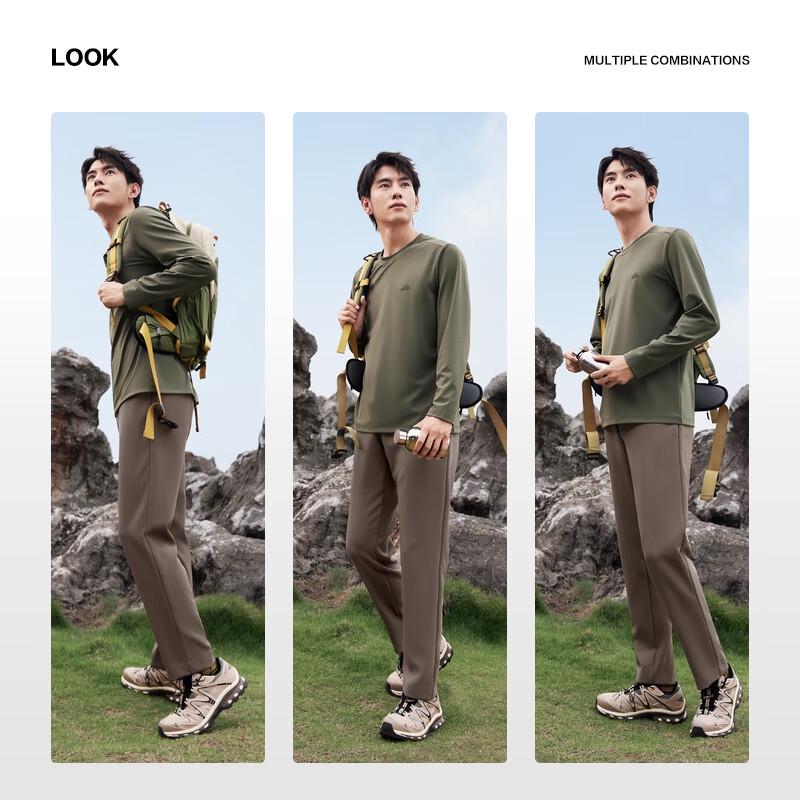 Qipai Men's Autumn/Winter Casual Business Straight-Leg Pants