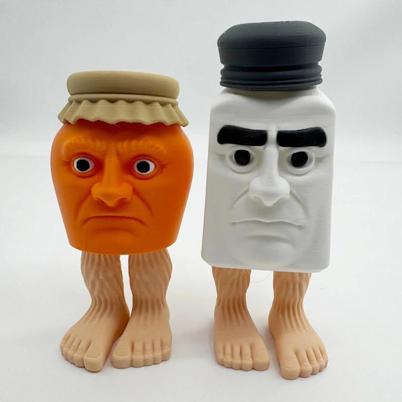 New Italian Brainrot Figurine Funny 3D Printed Matteo Brainrot Spioniro Golubiro Garam Mararam Desk Ornaments Novelty Gifts