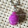 Purple Sugilite Teardrop & Round Jade Pendants