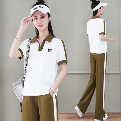 Fashion Suit for Women, Summer Temperament, Goddess Style Clothes, Fashionable, Age-reducing, Casual and Slimming Two-piece Set
