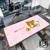 Kawaii Game Rubber Mat Cute Mousepad Non-slip Table Mat Anime Pink Rilakkuma Office Computer Accessories HYBXAXC