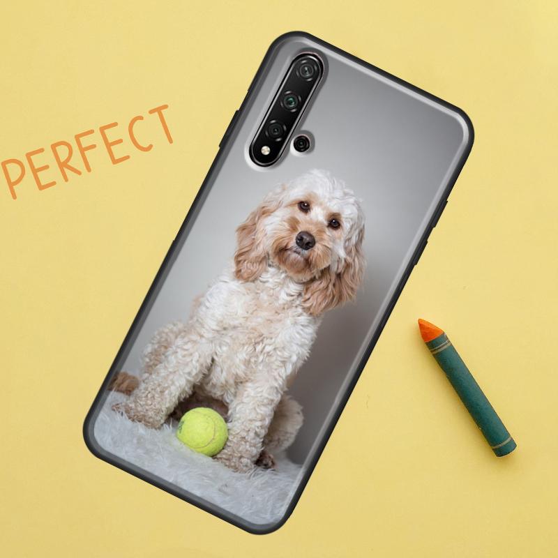 

Cute Cockapoo Dog For Huawei Nova 5T 9 10 SE 7i 8i 11i 12i Y60 Y61 Y70 Y72 Y73 Y90 Y91 P20 P30 P40 Lite Case Huawei P60 Pro