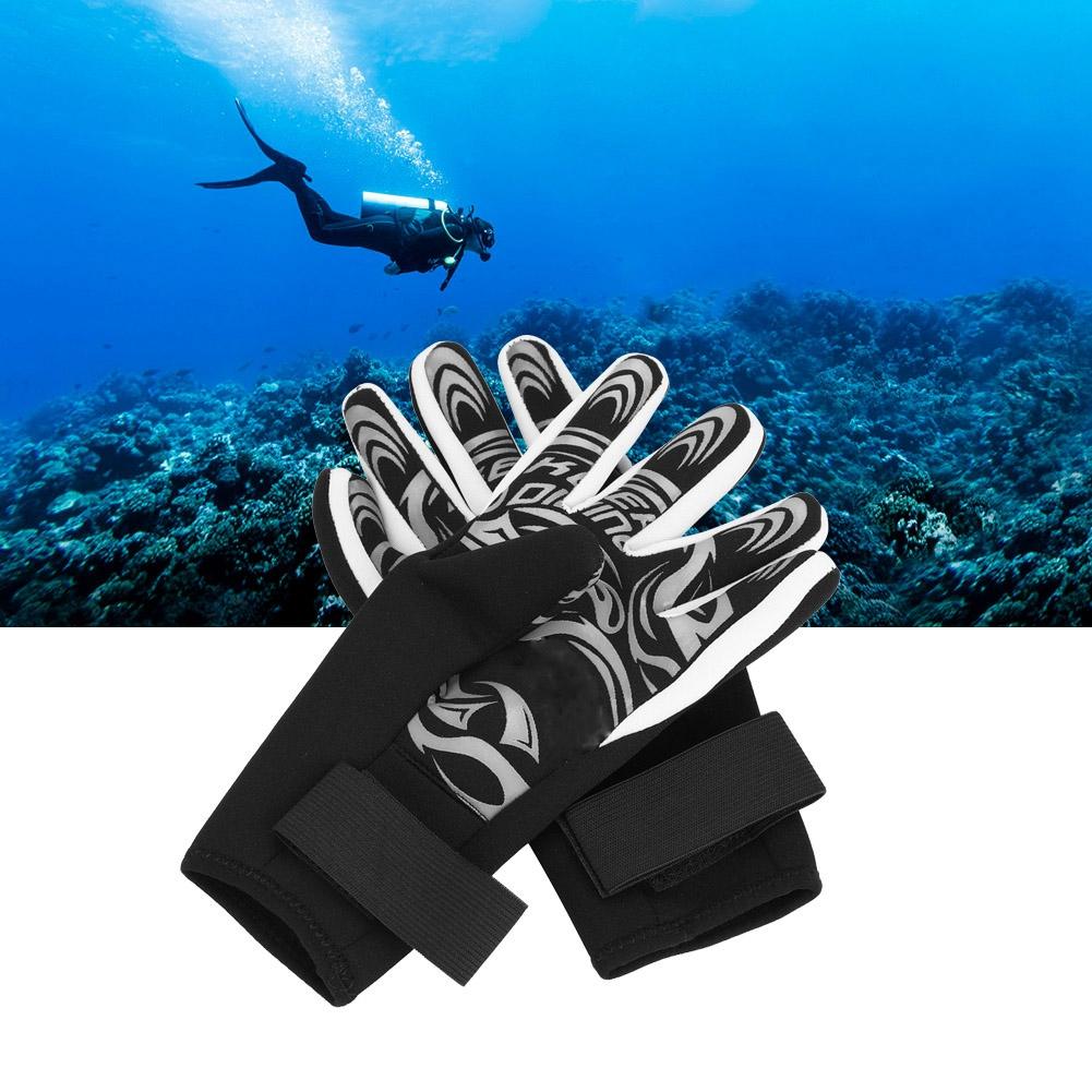 Keep Diving 2MM Warm Neoprene Gloves Swimming Scuba Snorkeling Gloves Equipment (Black S)