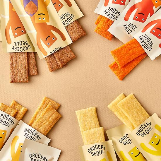 [NEW Good Snack] Grocery Seoul Konjac Jjondegi 4 Types (20 Pieces) (boosts Satiety), Korean Snacks