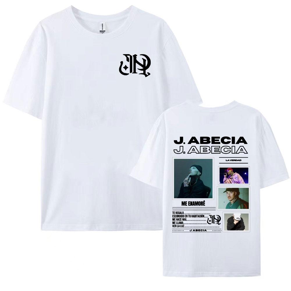 

Rapper J Abecia La Verdad Album Tour Graphic Tshirt Unisexs Women Clothing Fashion Hip Hop Music T Shirts Oversized T Shirt 3XL