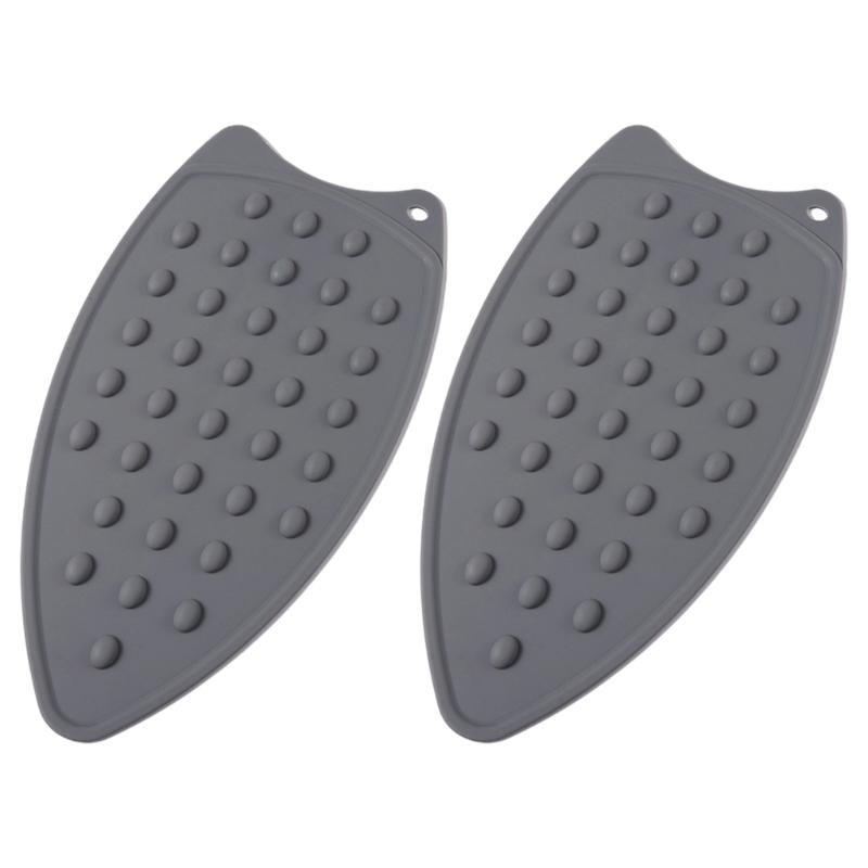 Set of 2 Portable Foldable Silicone Ironing Mat Nonslip Surfaces Heat Resistant Mat Suitable for Travel and Home Use