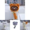 Adorable Cartoon Plush Cat Keychain Soft Pp Cotton Filling Cute Toy For Students