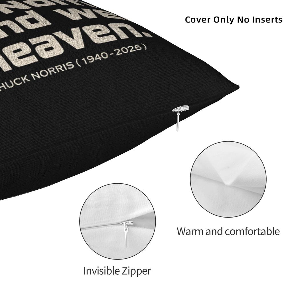 Chuck Norris Pillow Case Novelty Pillow Cover Soft Pillowcases For Living Room Sofa