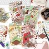 Infeel.Me My Little House 3D Scenery Stickers - Miniature Two-Layer Quiet Book Series