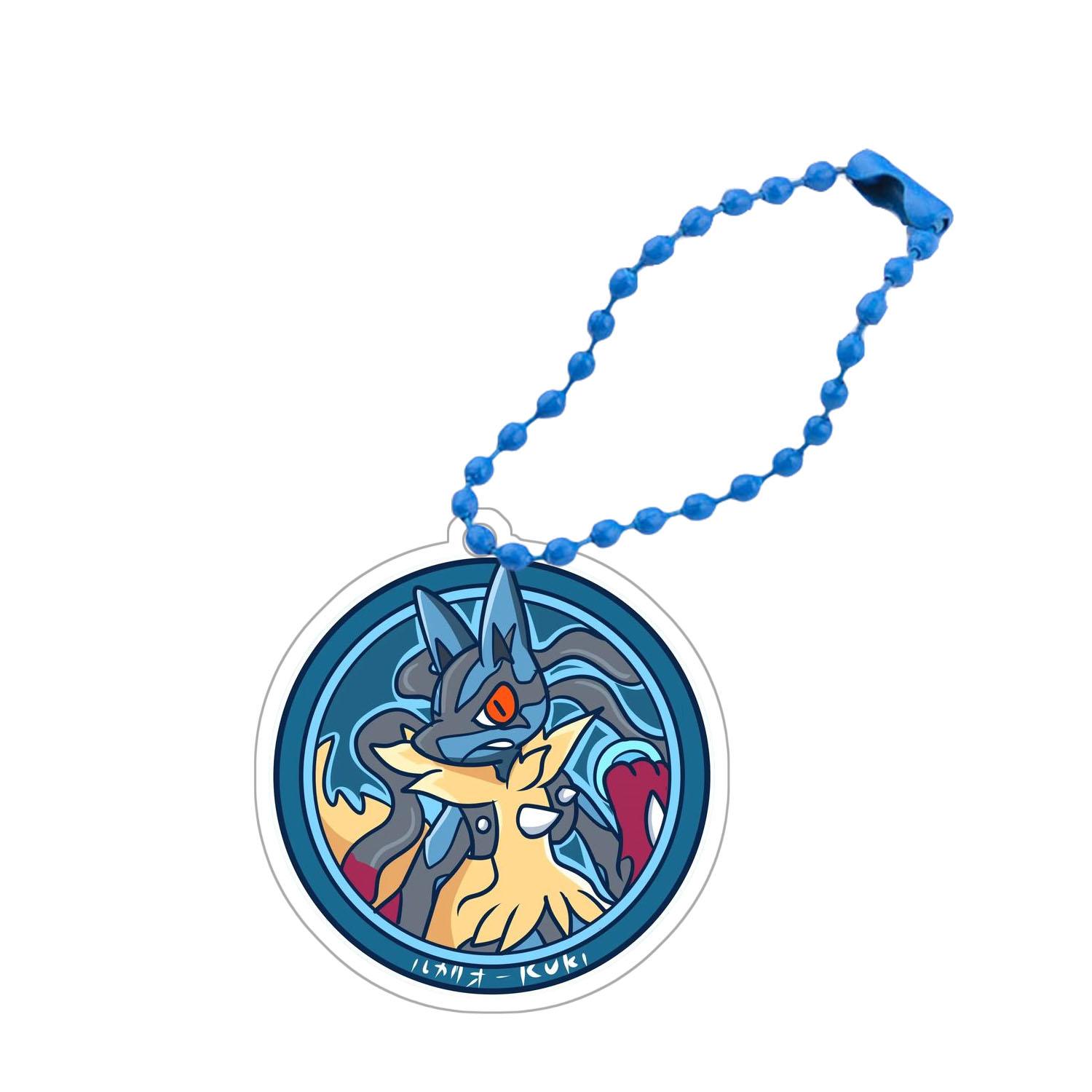 

Pokemon Anime Rayquaza Keychains Groudon Kyogre Latias Latios Diancie Lucario Diy Acrylic Action FiguresGame Collection Pendant 4.5x4.5cm