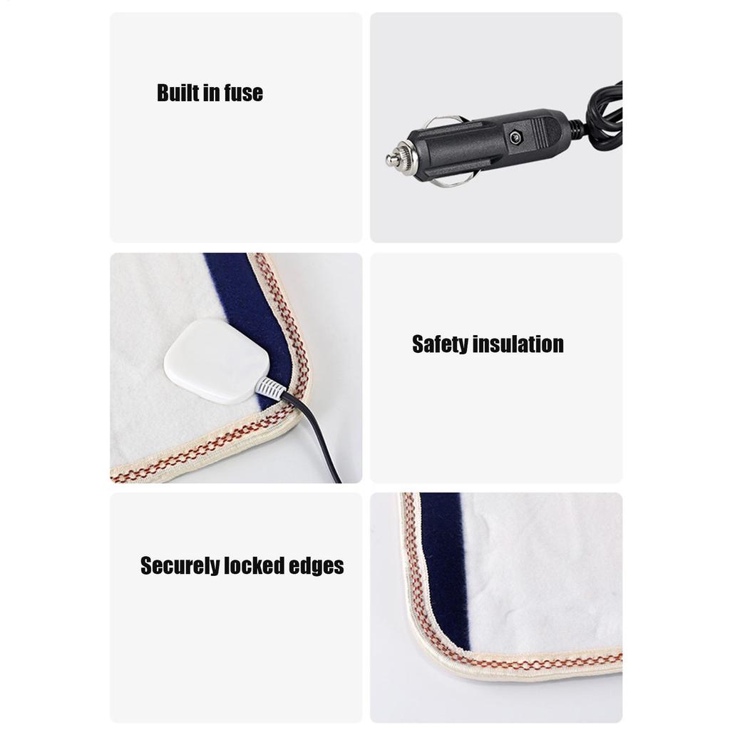 Almofada Aquecida para Assento USB para Inverno Trabalho em Casa Relaxamento Acampamento ao Ar Livre Pesca Piquenique Shows Arquibancada Esportes