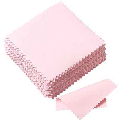 100PCS  Silver Jewelry Maintenance and Cleaning, Pure Silver Jewelry, Watch Polishing Cloth, Double-sided Velvet Cloth, Wiping Cloth