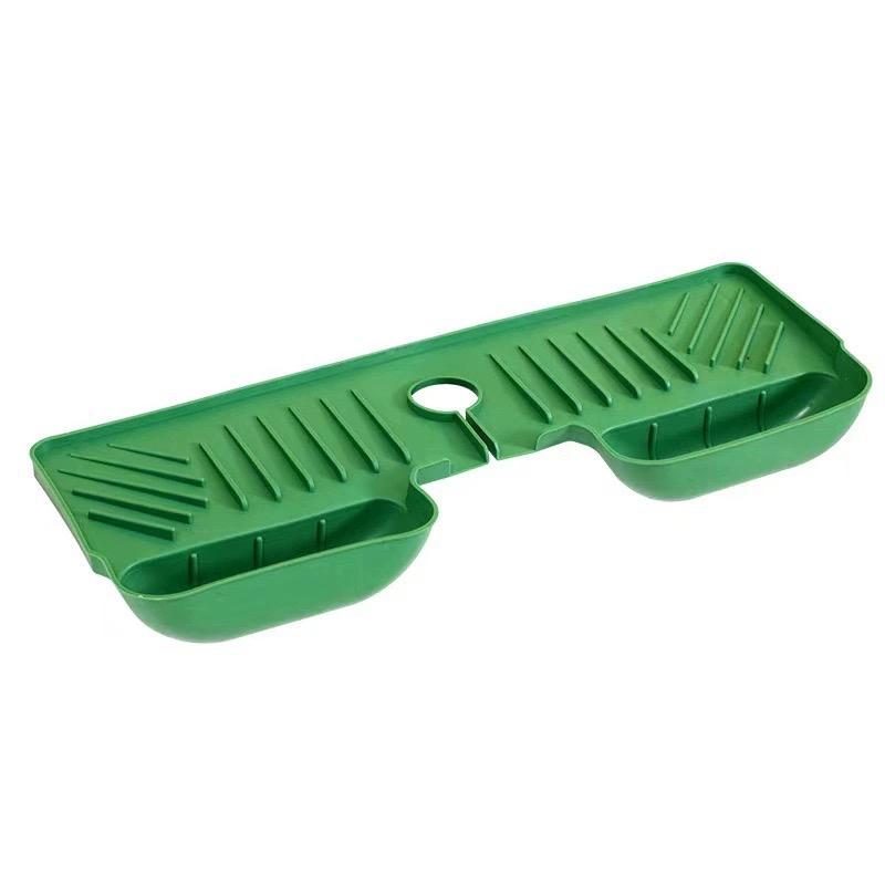 1pc Drain Mat Kitchen Faucet Mat Sink Countertop Drainage Mat Pool Storage Mat Silicone Mat Anti-splash Anti-slip