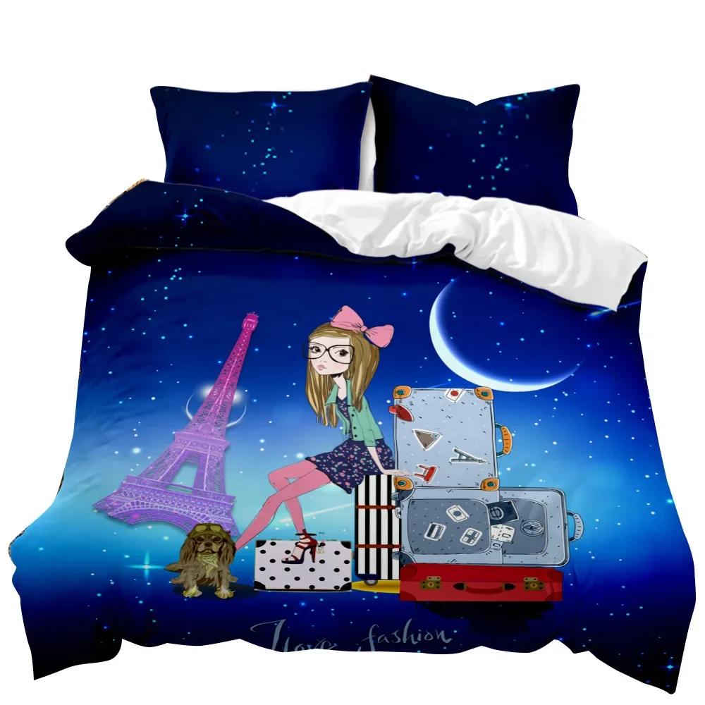 Cartone Animato Gioco Carino Aphmau con Ali Set Letto Ragazzi Ragazze Misura Singola Queen King Copripiumino Federa Letto ragazzi Adulti