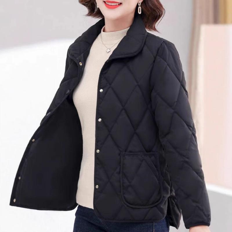 Nová maminka bunda Malá vatovaná bunda Dámský top Všestranná dámská maminkovská teplá bunda