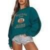 Women's Casual Fashion Round Neck Long Sleeve Halloween Printed Sweatshirt
