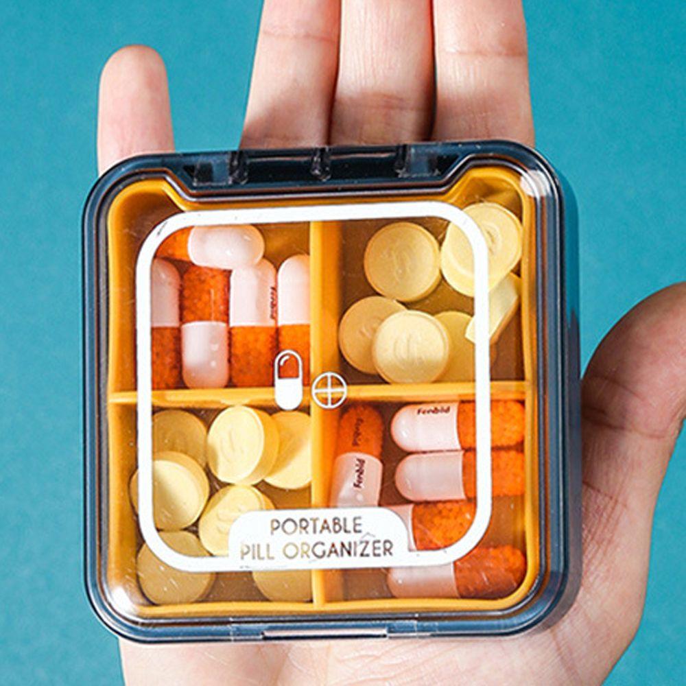 New Medicine Placement Tool Tablets Container Capsules Organizer Medicine Storage Case Pill Box