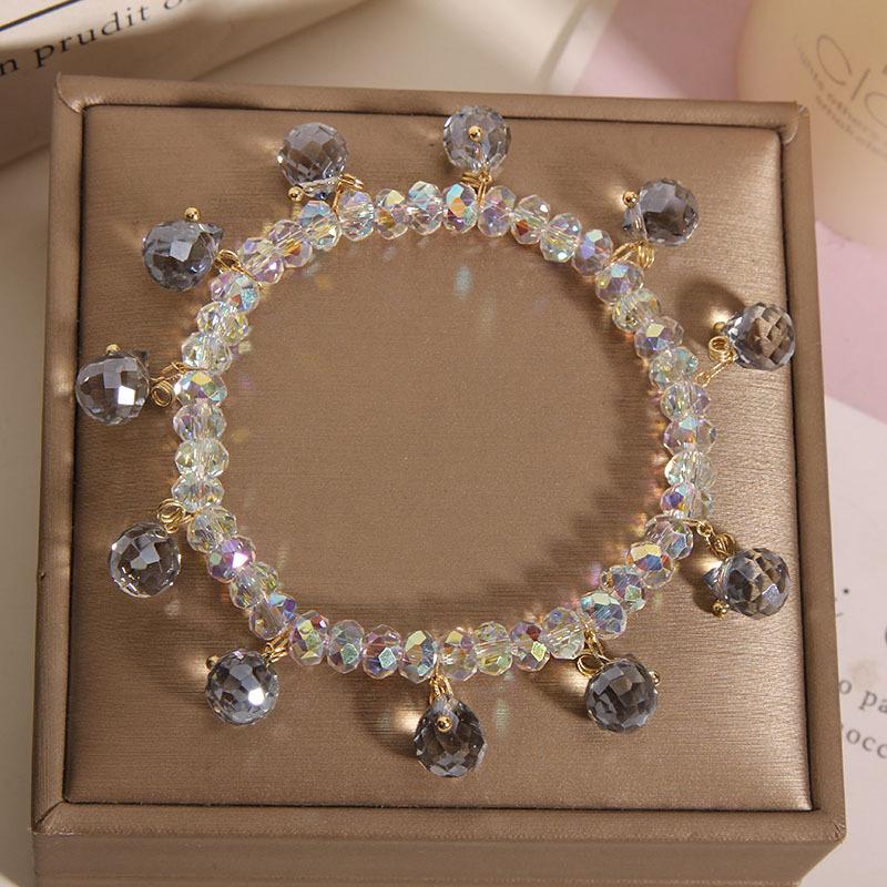 Crystal Fashion Charm Bracelet for Woman New Beaded Bracelet Lucky Bracelet Fashion Design Jewelry Accessories