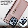 CrossBody Lanyard Zipper Wallet Leather Case for iPhone 15 14 Plus 13 12 11 Pro Max XSMax 8 7 P Samsung S24 S23 S22 S21 Ultra Plus S23 S21 FE Note20Ul