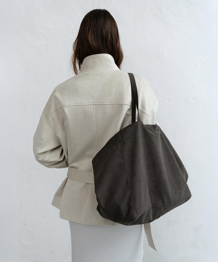 Low Tide Suede Urban Bag [Charcoal]