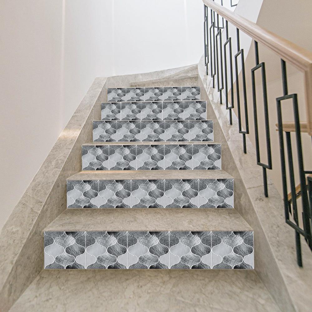 10pcs Grey Marble Texture Tiles Sticker Kitchen Backsplash Oil-proof Bathroom Cupboard Home Decor Self-adhesive Art Wallpaper