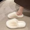 Internet celebrity Mao Mao shoes women wear versatile thick soles 2025 new autumn and winter home cotton slippers indoor