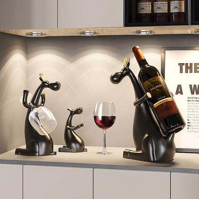 Nordisches Burgunder Weinregal - Kreative Hochzeits- & Einweihungsgeschenk Ornamente