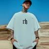 Vēstuļu apdrukas T krekls korejiešu stila vasaras īsām piedurknēm Hip Hop High Street Gothic T-krekls Brīvi Modes Lielizmēra T krekls Apģērbs