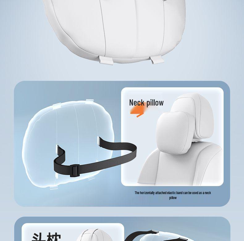Geely Galaxy E5 Headrest & Lumbar Support Pillow for Neck & Waist Protection