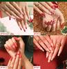 European & American Christmas Press-On False Nails Set