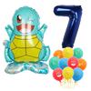 Standing Pokémon Pikachu Squirtle Child Elf Birthday Aluminum Film Printing Latex Balloon Gift