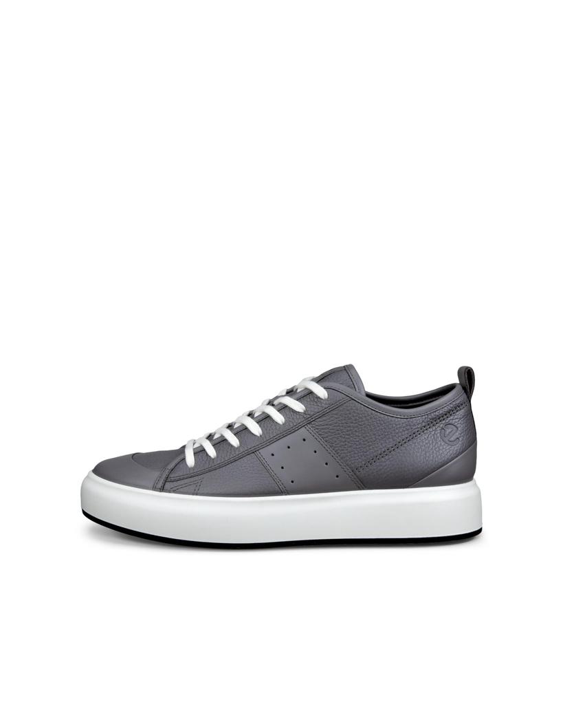 ECCO Street Ace Sneakers, Herren, Größe M, Stahl/Stahl, 26.0 cm, 3E