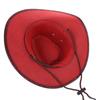 Hüte Sonnenschutzkappen Radkappen Western Cowboyhüte PU-Leder Sonnenkappen Sommer-Sonnenhüte