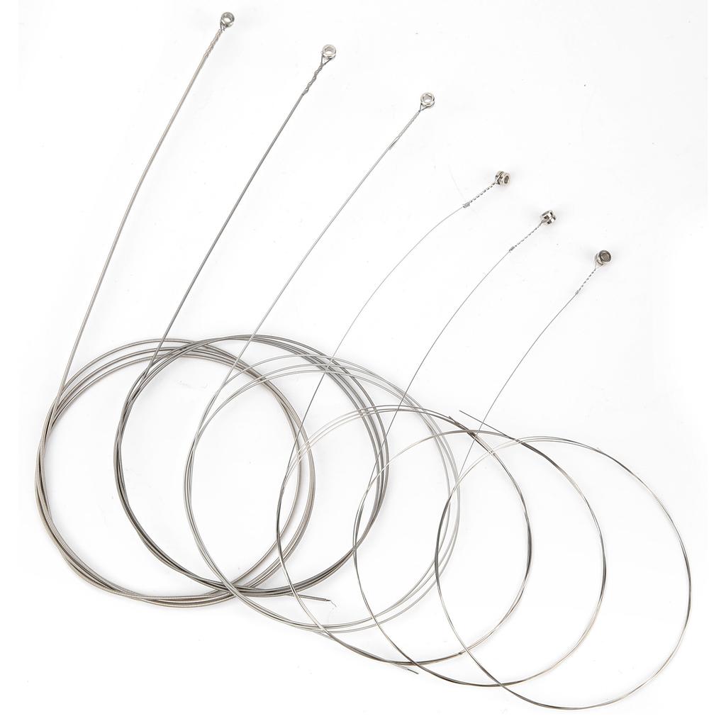 6Pcs Guitar String Tensile Resistance Alloy Wound Stringed Instrument Accessories ReplacementElectric Guitar Strings