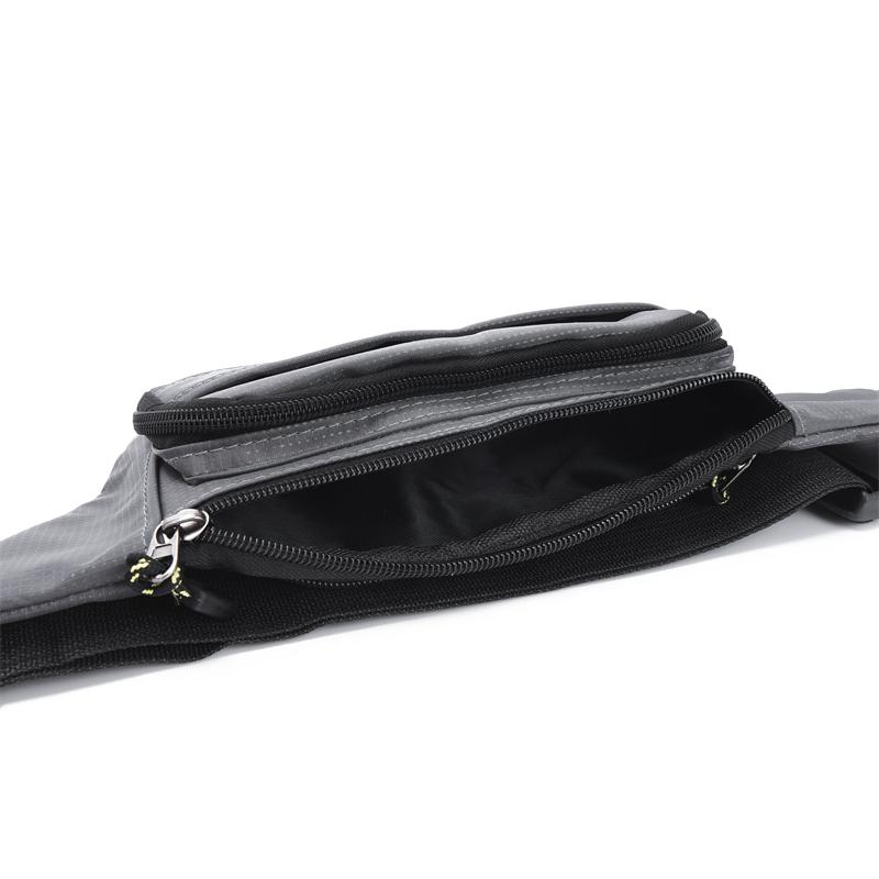 Men's Casual Sports Travel Waist Bag Lightweight Riding Chest Large Capacity Crossbody Bag  Phone Pocket