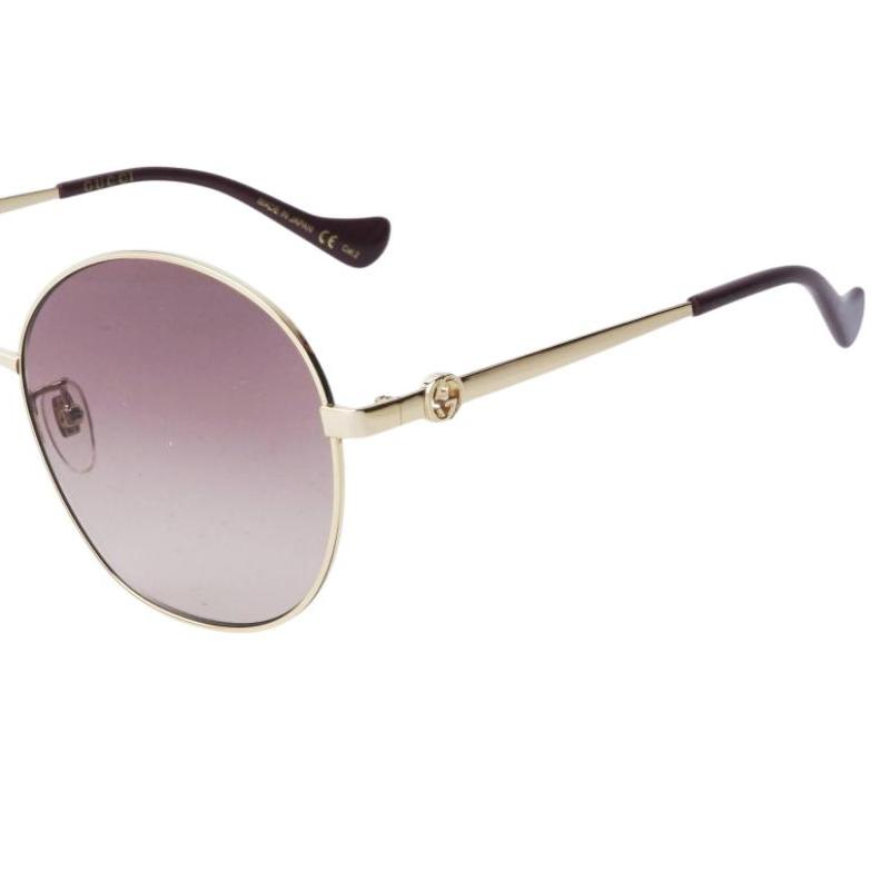 GUCCI Round Frame Metal Fashion Simple Vintage Sunglasses Round Unisex