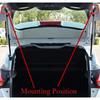 Tailgate Trunk Cushion Rubber Mat Luggage Compartment Impact Bushing Block for Ford Focus Hatch-back 2012 2013 2014 2015-2018
