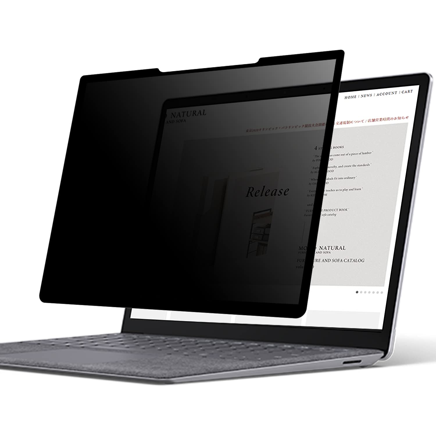 

Эксклюзив для Surface Laptop5 Laptop4 Laptop3 дюймовая защитная пленка клейкий фильтр конфиденциальности [бренд Amazon] /Surface /Surface 13.5 Anti-Peep