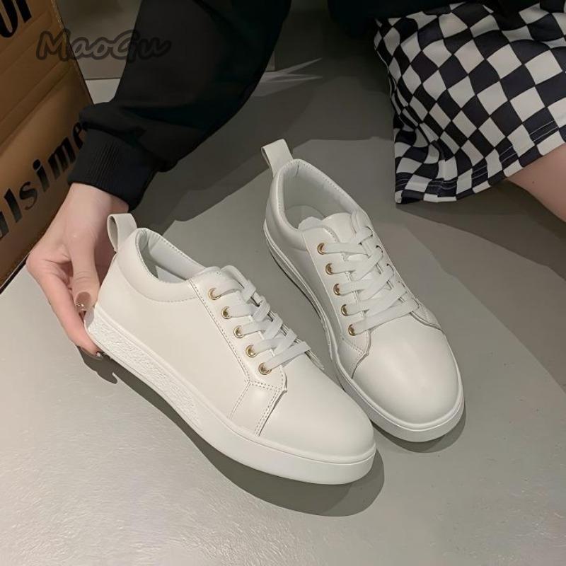 Fashion Sneakers Women's Autumn New Breathable White Shoes Versatile Casual Sports Sneakers Black Comfortable Walking Shoes