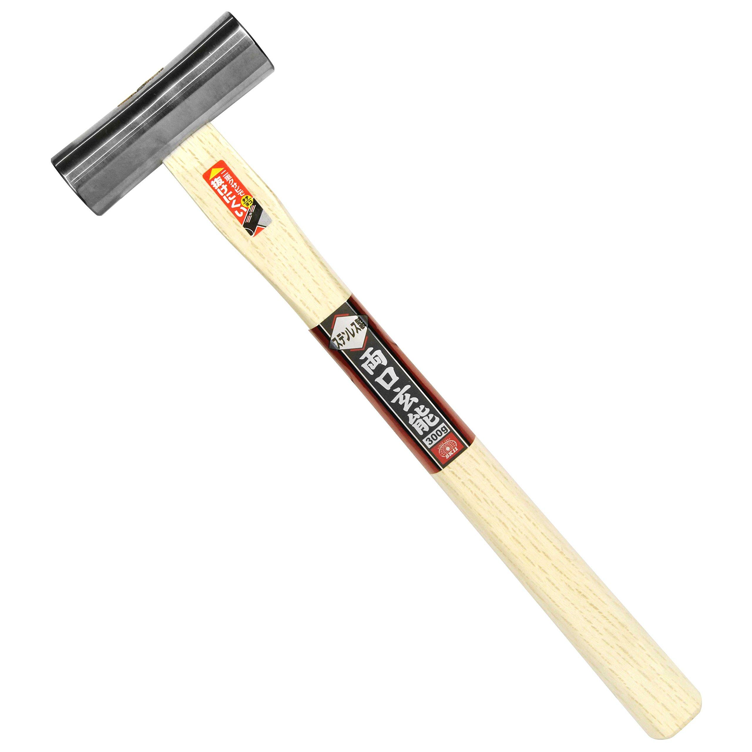 

SK11 Stainless Steel Double-Ended Hammer for Nailing Wood, 300g