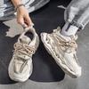 Fashion Men Sneakers 2025 Spring Autumn New Mesh Breathable Outdoor Non Slip Running Shoes Fashion Height Increase Lace Up Casual Shoes