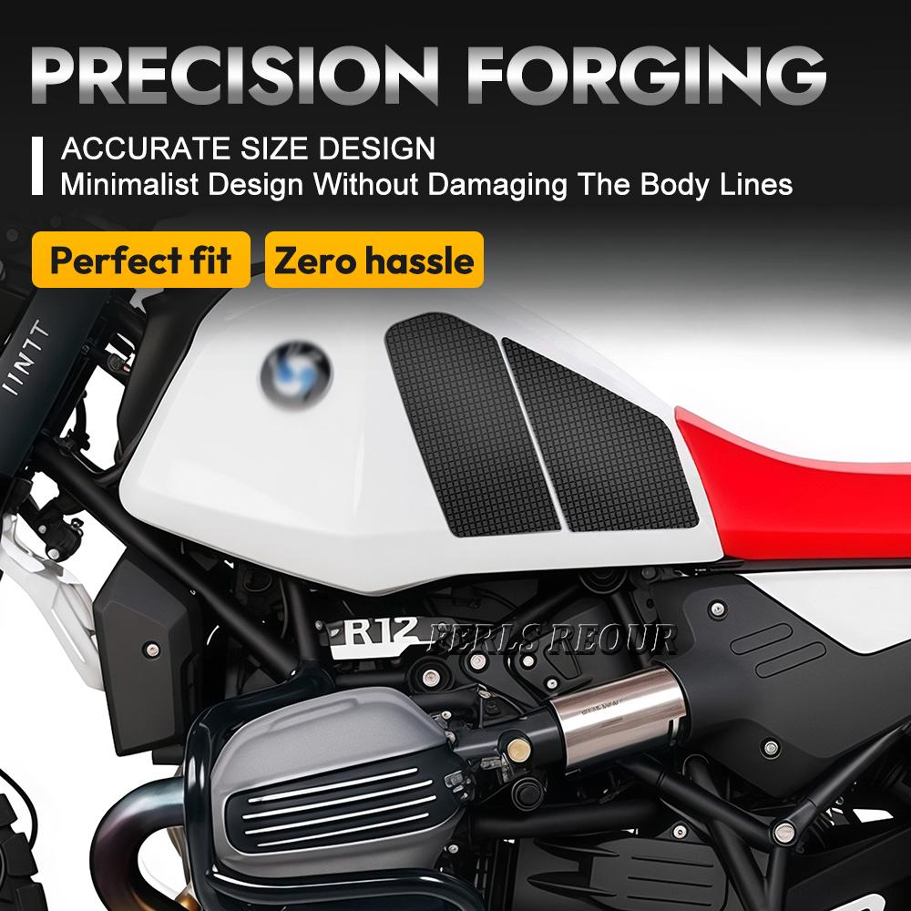 For BMW R12G/SR12G/SR12GS 2025 2026 Fuel Tank Side Protection Stickers Anti-slip and Scratch-resistant Silicone Fuel Tank Pad