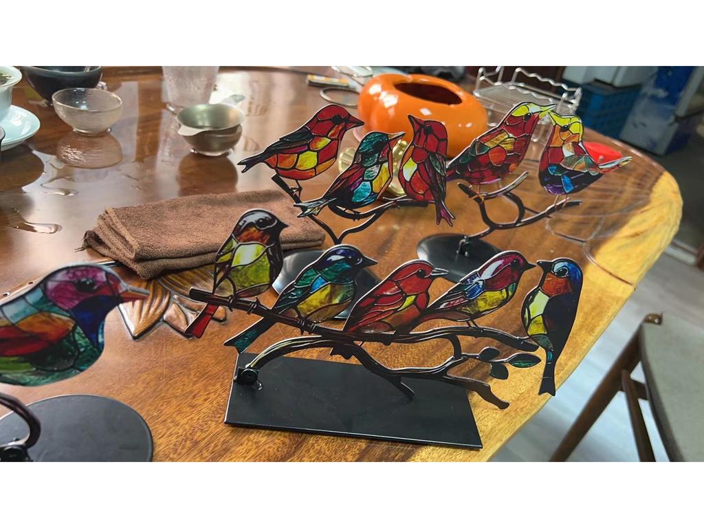 Colorful Bird Ornament for Home & Office - 2023 Collection