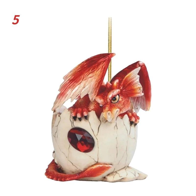 Acrylic Christmas Cute Dragon Baby Hanging Tree Ornaments Decorations Home Christmas Tree Decor Gifts Christmas Tree Ornament