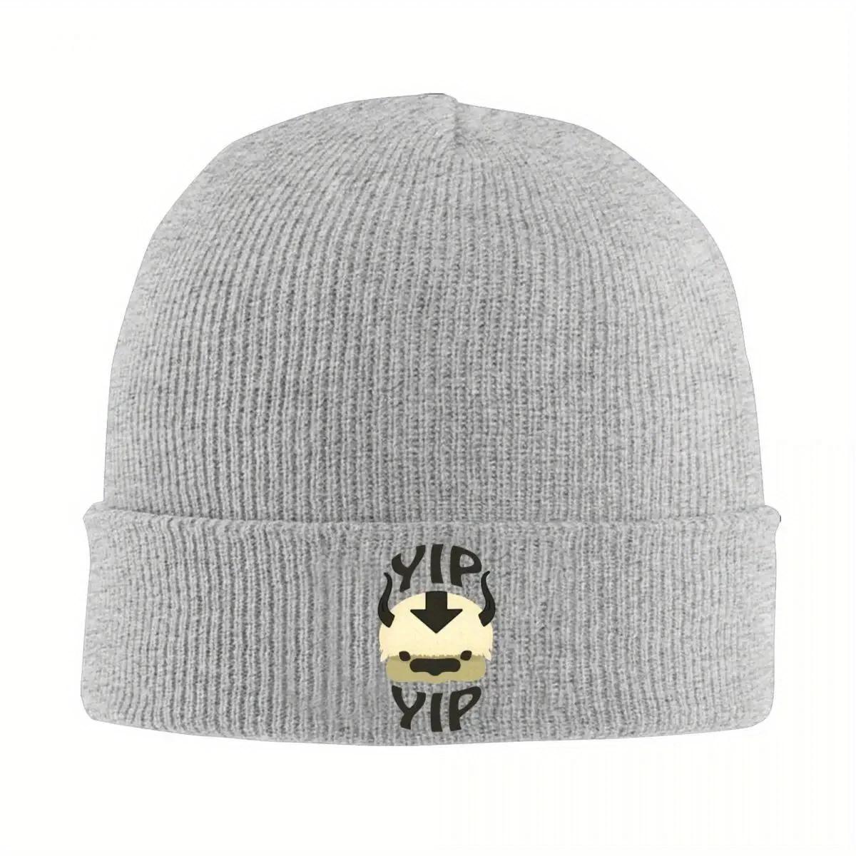 new Appa Bonnet Hats yip yip Skullies Beanies FeUnisex Unisex Trendy Thermal Elastic Beanie Hats Autumn Outdoor Graphic Cap